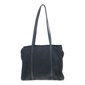 Prada Shoulder Black Nylon Tote Triangle Tessuto Bag Logo